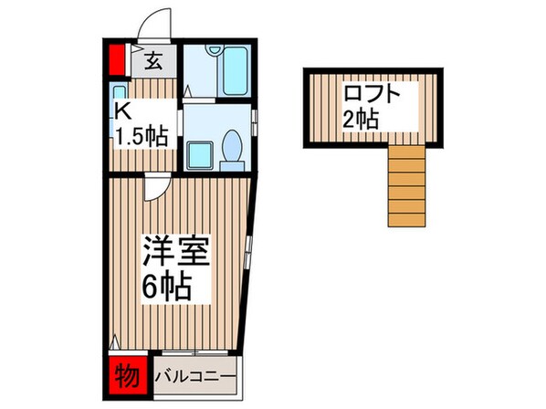 コンフォート所沢の物件間取画像